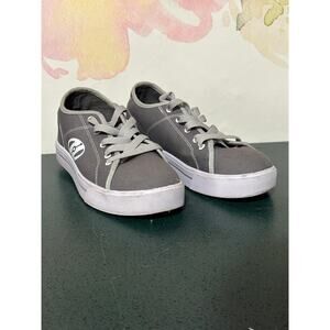 HEELYS Men's 8 HES10455 Gray Skate Shoes Gray Fantastic Condition Skater Canvas